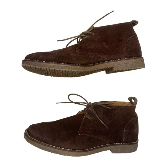 G.H. BASS & Co Pearce brown suede chukka boots men’s shoes size 9.5 D - Picture 5 of 15